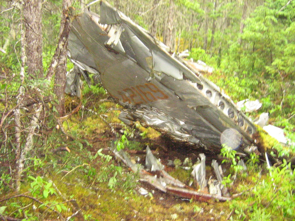Wreckage from DgAo-01, the Dolan or Eagle Site, in Gander.